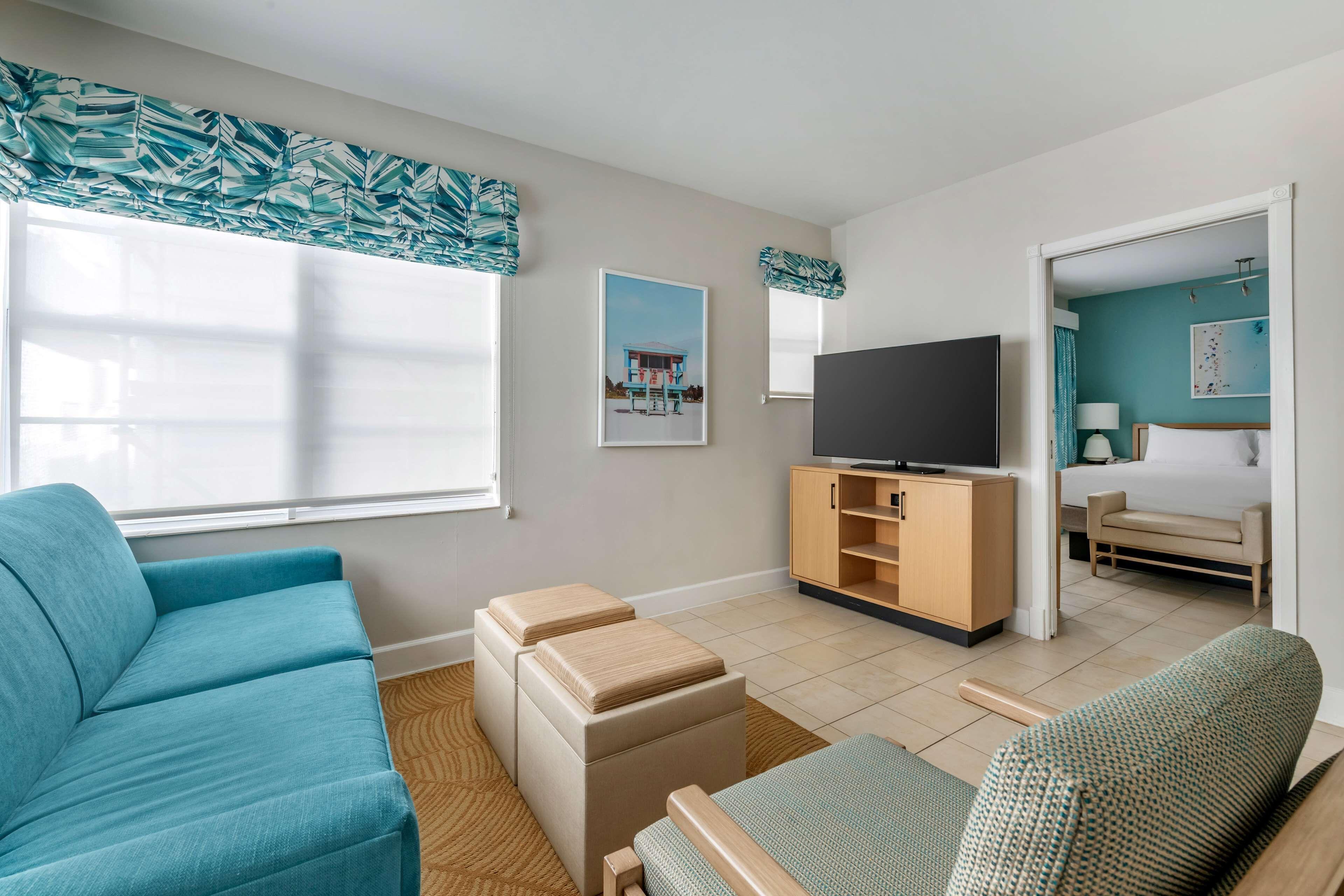 One-Bedroom King Suite Sofa Bed Ocean View